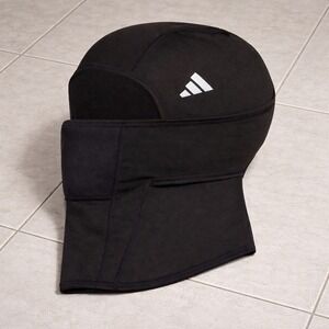 Adidas Alphaskin III 3 Balaclava Black / Silver Hood Reflective Ski Mask NEW